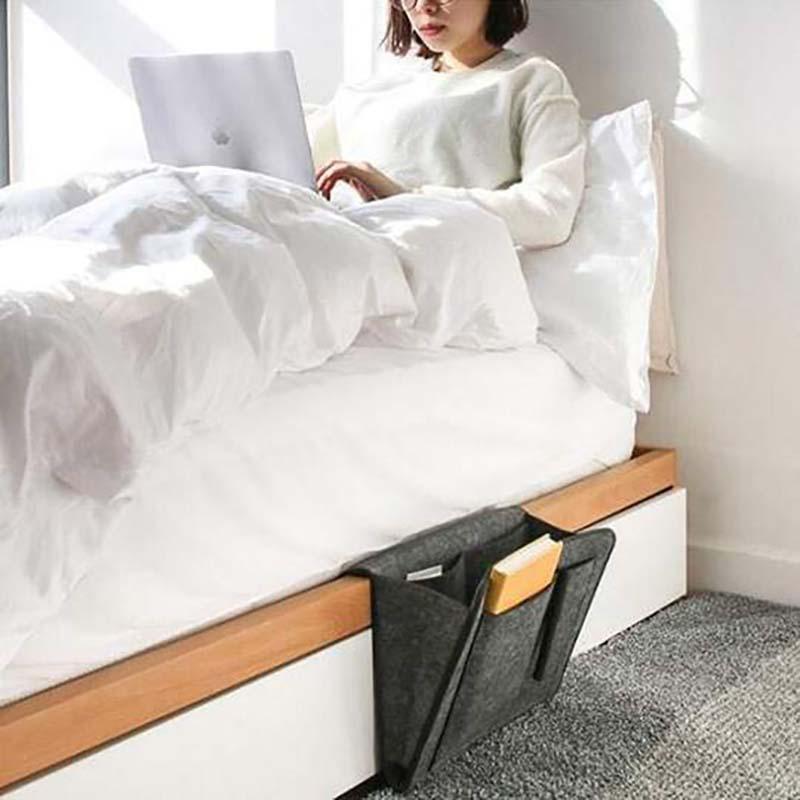 Easy Reach | Bedside Felt Organizer