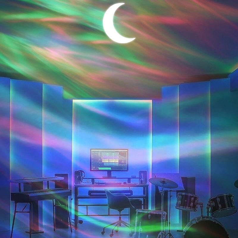 AuroraGlow™ | Northern Lights Projector with Bluetooth Speaker