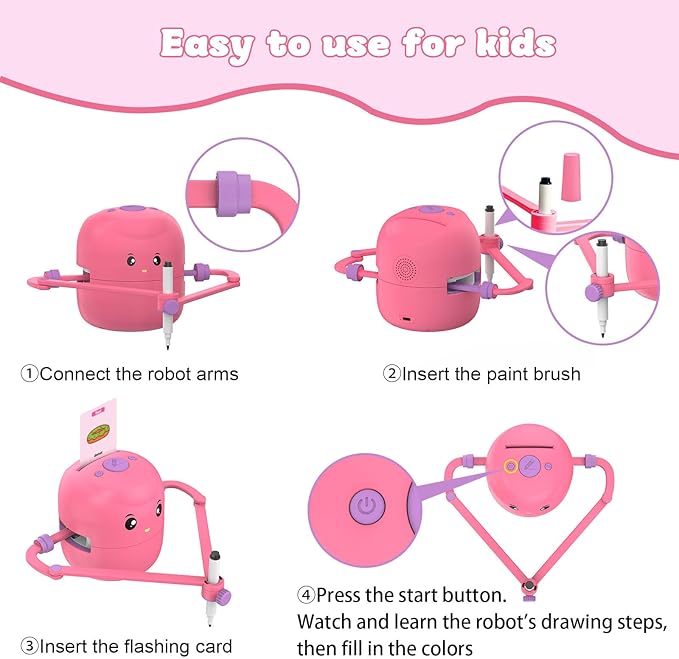 DrawBot™ – Interactive Smart Educational Drawing Robot for Kids | 50% OFF
