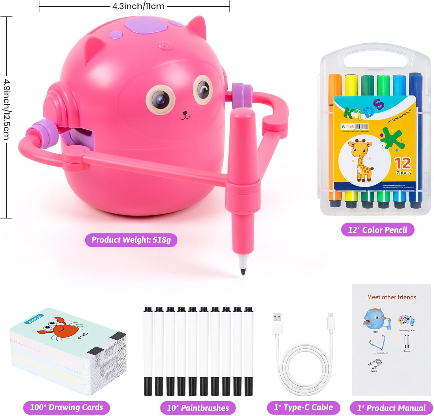 DrawBot™ – Interactive Smart Educational Drawing Robot for Kids | 50% OFF